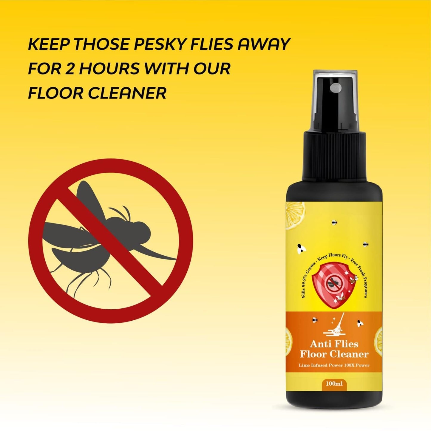 Anti Flies & Mosquito Floor Cleaner 4.9 /5⭐⭐⭐⭐⭐ Most Bought Product In India