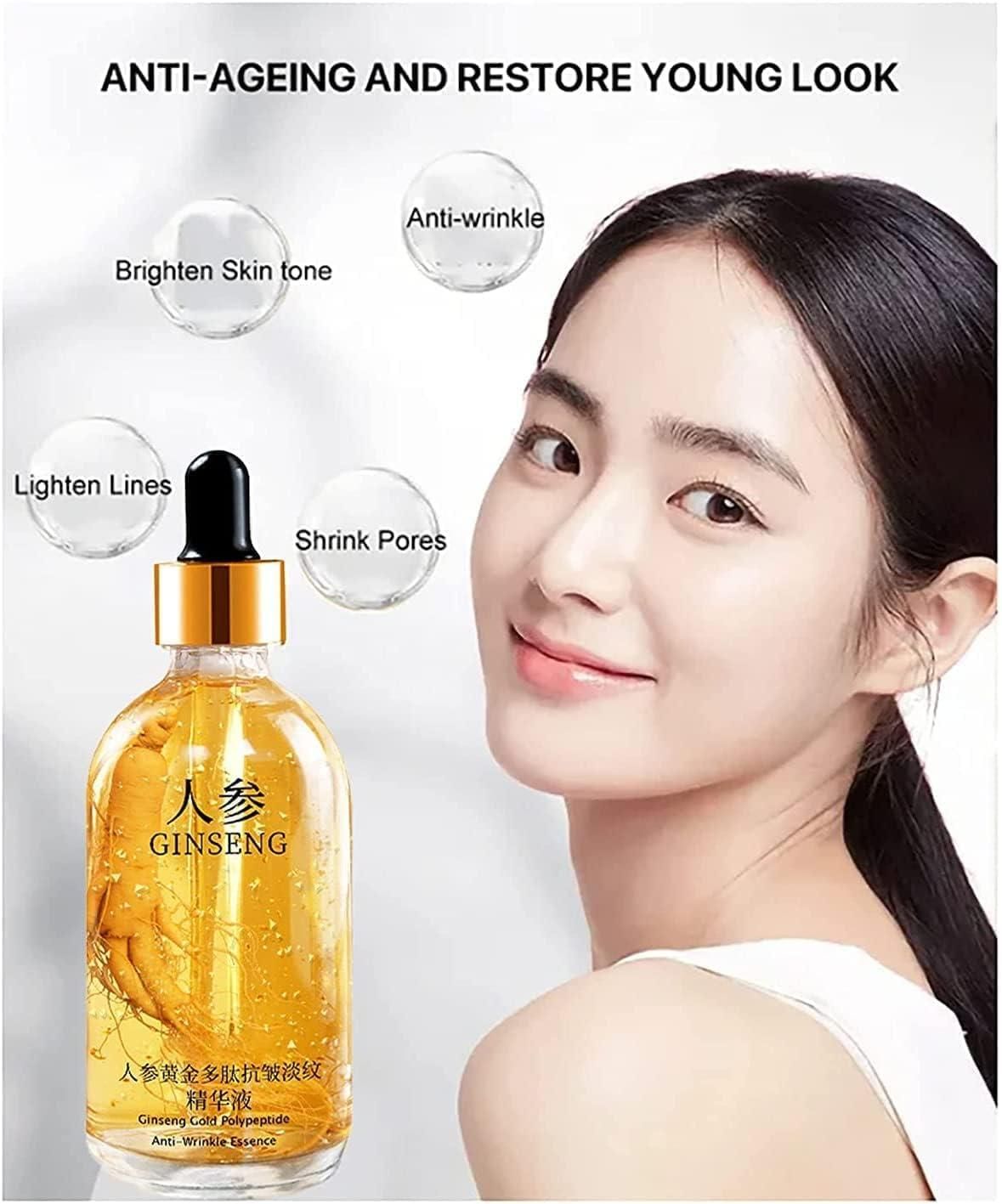 ❤️100% Original AWARD WINNING❤️ Ginseng Gold Polypeptide Anti-Ageing Serum ⭐⭐⭐⭐⭐Trusted by 28,591+ People