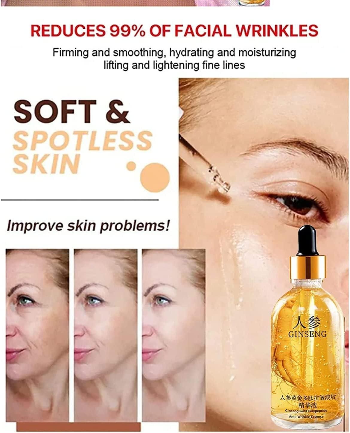 ❤️100% Original AWARD WINNING❤️ Ginseng Gold Polypeptide Anti-Ageing Serum ⭐⭐⭐⭐⭐Trusted by 28,591+ People