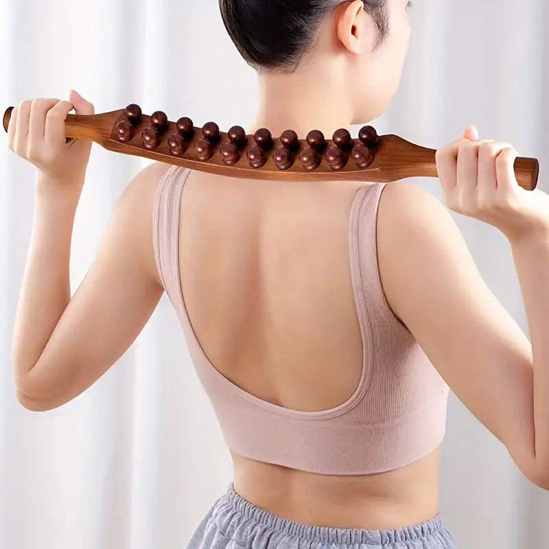 Japanese Wooden Massage stick Recommended by +13679 Happy Customers ⭐⭐⭐⭐⭐ 4.9/5